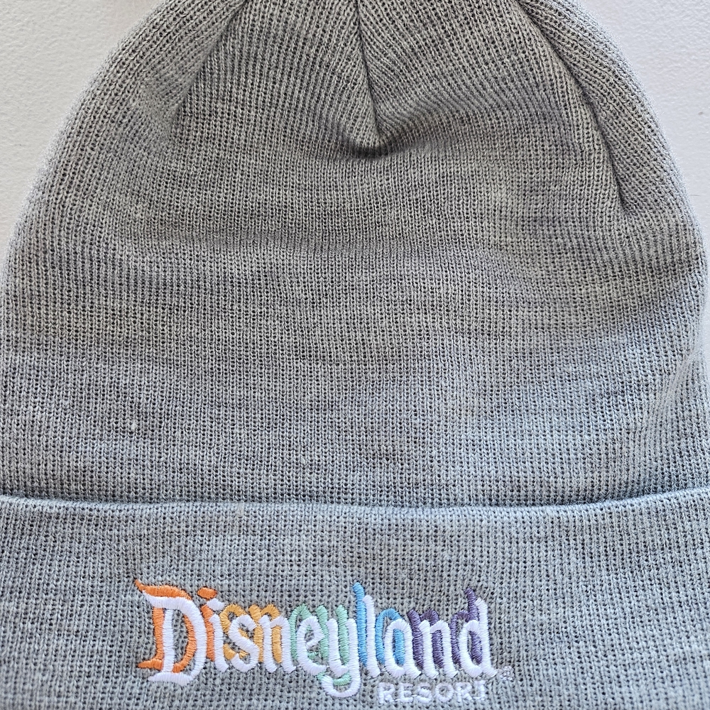 Disney Gray Beanie with Multicolor Logo